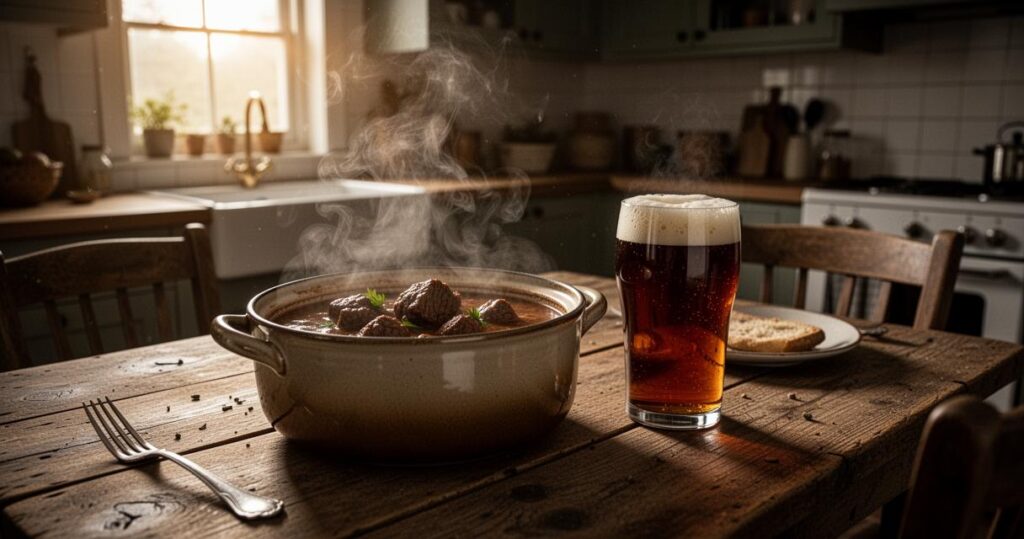 Accorder une bière de caractère avec un plat mijoté